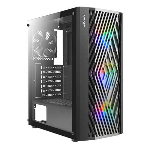 Case Antec NX291 with 4 Fans (3 ARGB +1 Normal) with PSU Antec Atom
