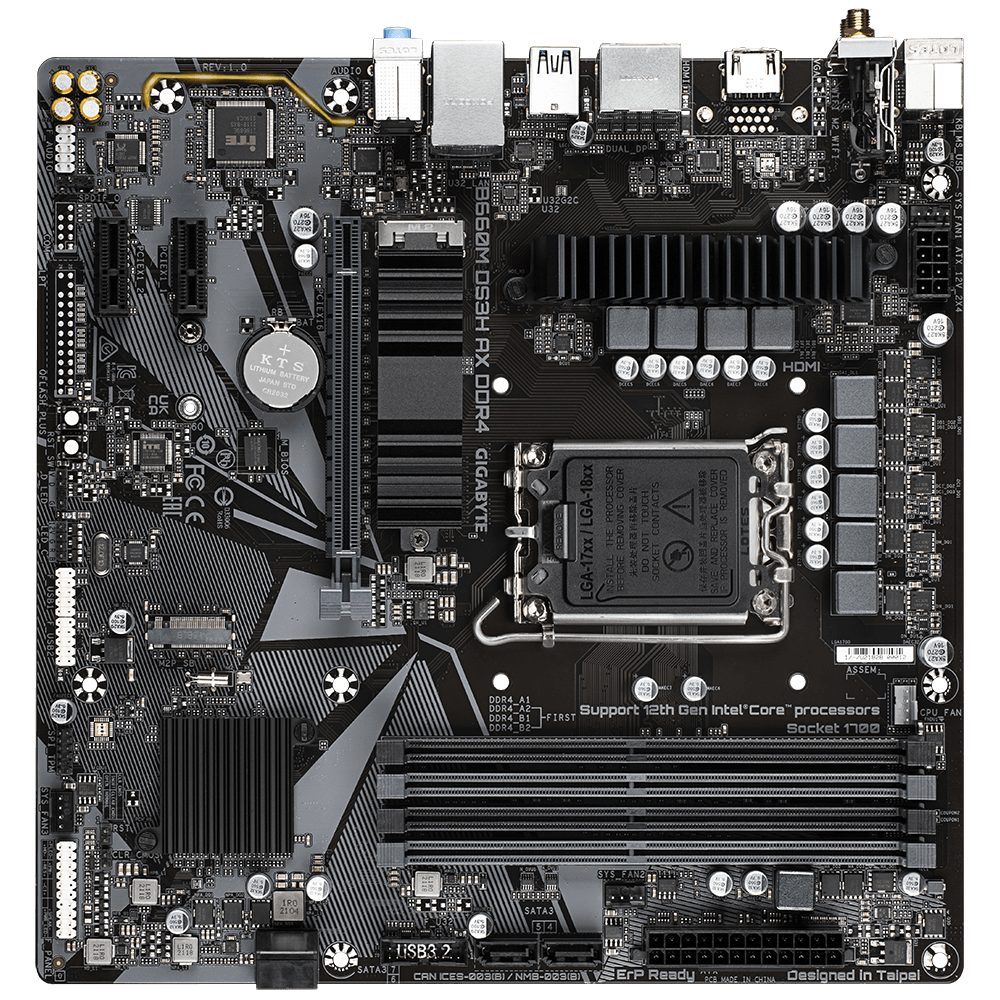 GIGABYTE B660M DS3H AX DDR4
