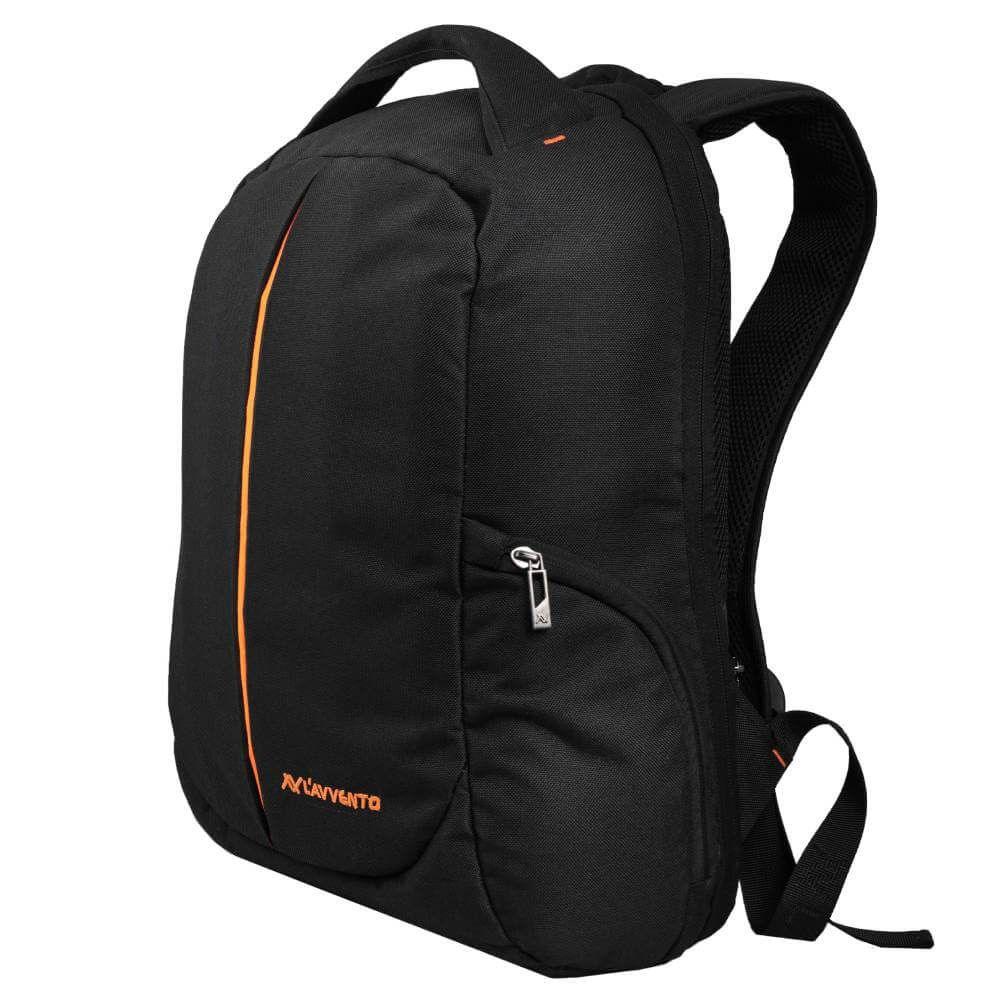 L'avvento Discovery Laptop Anti-Theft Backpack fit up to 15.6” Nylon with Padded Laptop Compartment BG04B- black