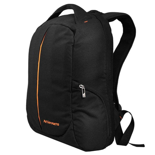 L'avvento Discovery Laptop Anti-Theft Backpack fit up to 15.6” Nylon with Padded Laptop Compartment BG04B- black