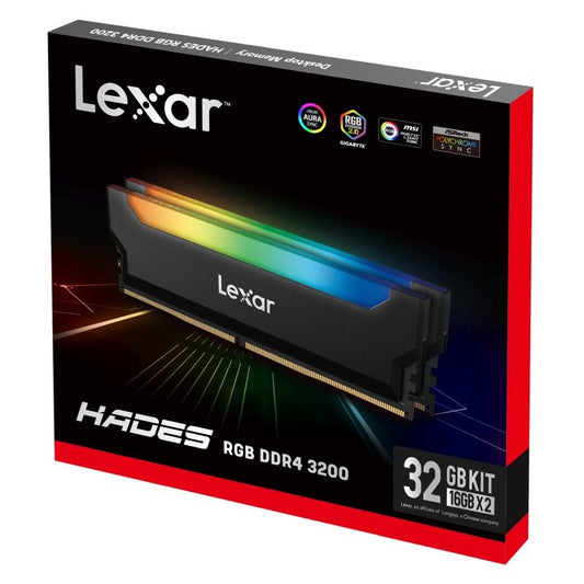 Lexar Hades 32GB Kit (16GBx2) RGB DDR4 3600 MHz