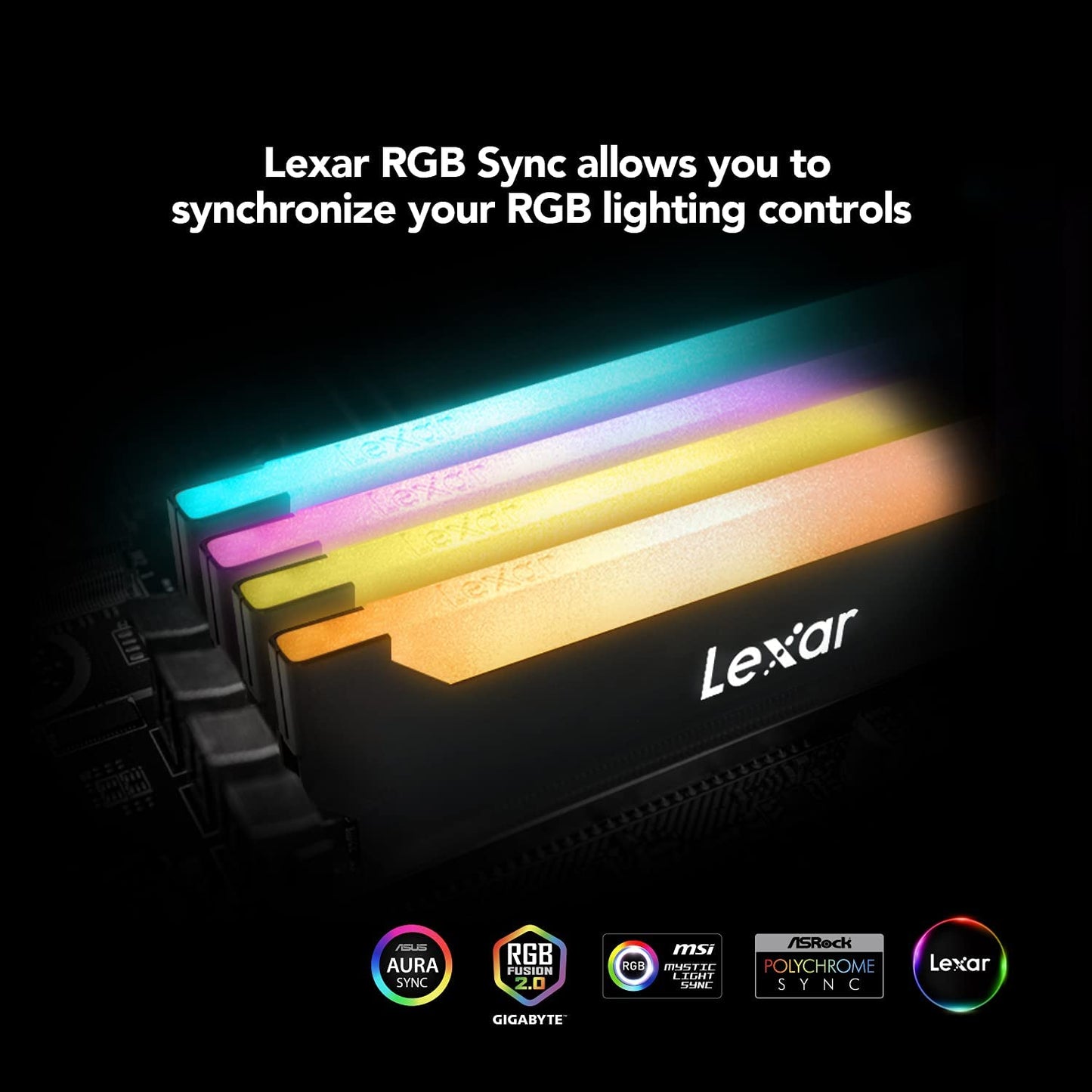 Lexar Hades 32GB Kit (16GBx2) RGB DDR4 3600 MHz
