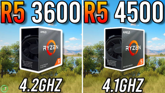 AMD RYZEN 5 3600 VS RYZEN 5 4500 مقارنة