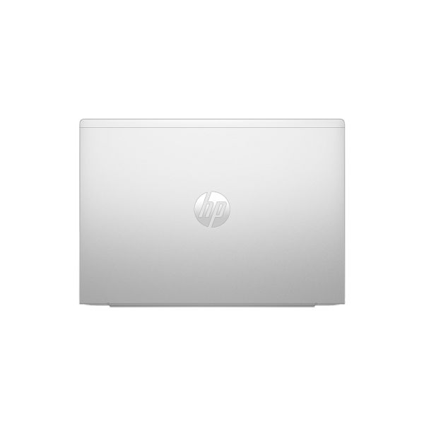 Silver laptop back cover with HP logo