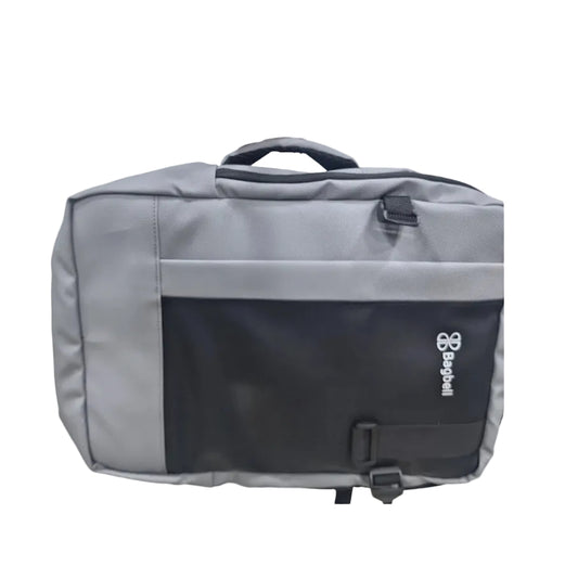 Bagbell 3010 Laptop Backpack Made by High Quality Material 2x Zipper fits up to 15.6 inch- Gray