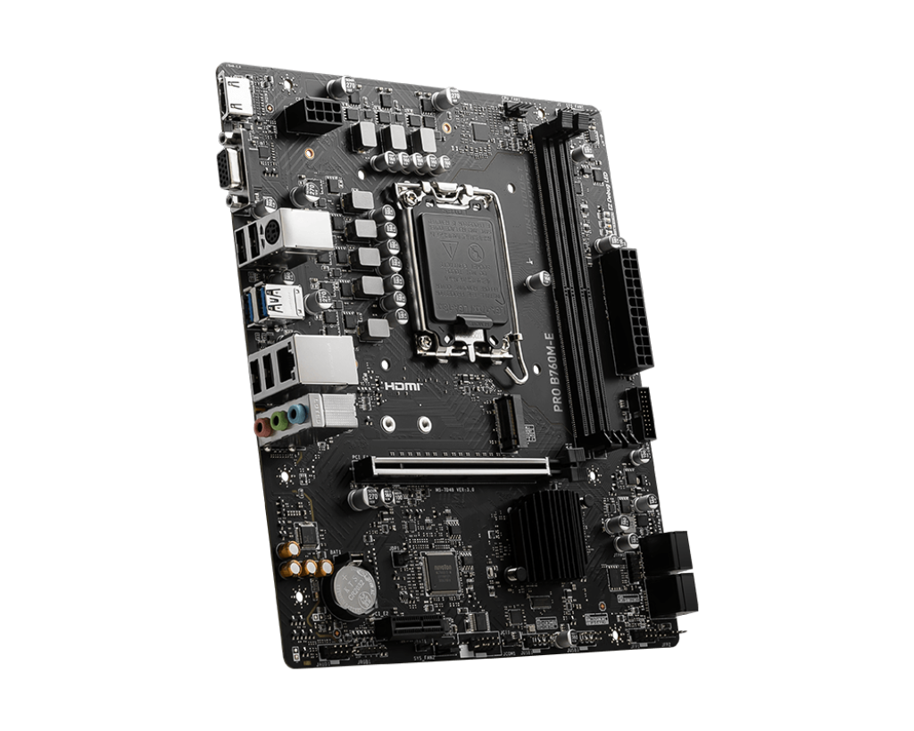 MSI PRO B760M-E Intel LGA 1700 DDR5 Motherboard