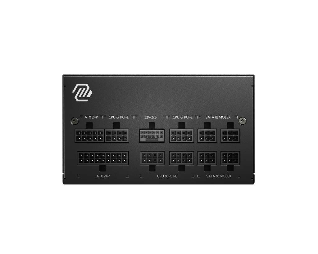 MSI MAG A850GL 850 واط PCIE 5.1 ​​- ATX 3.1 - وحدة تزويد طاقة كاملة - حاصلة على شهادة 80 Plus Gold