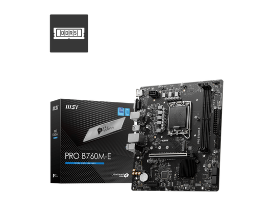 MSI PRO B760M-E DDR5 Intel LGA 1700 Motherboard