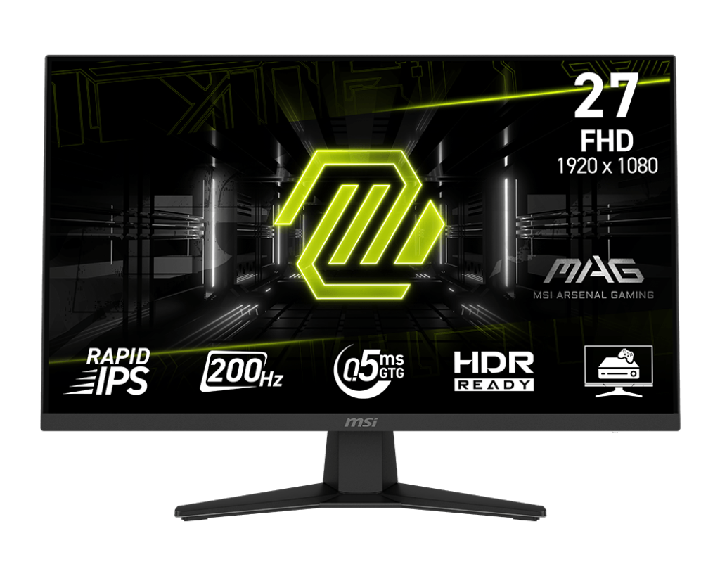 MSI MAG 274F 23.8" FHD 200Hz 0.5ms GTG Rapid IPS SRGB 101% Gaming Monitor