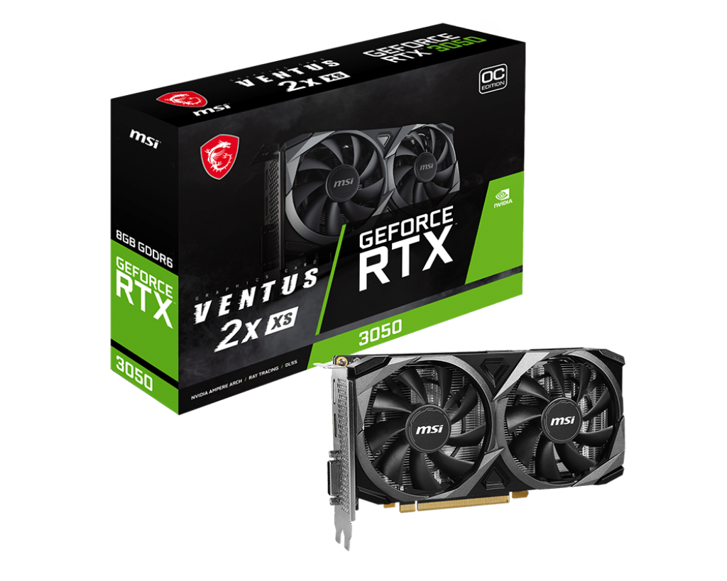 MSI RTX™ 3050 VENTUS 2X XS 8G OC