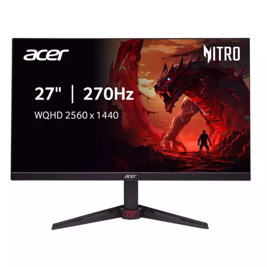 Acer Nitro VG270U Z1BMIIPXr 27 inch QHD (2k) 270Hz 1ms Fast IPS Gaming Monitor