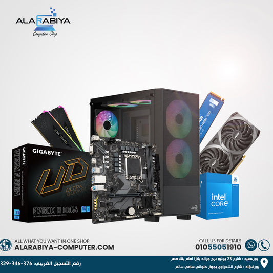 تجميع جهاز كمبيوتر شخصي 12400F + RTX 3060 12GB
