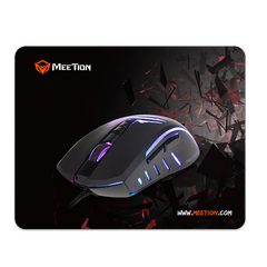 MeeTion MT C011 Wired Gaming Mouse And Pad Combo