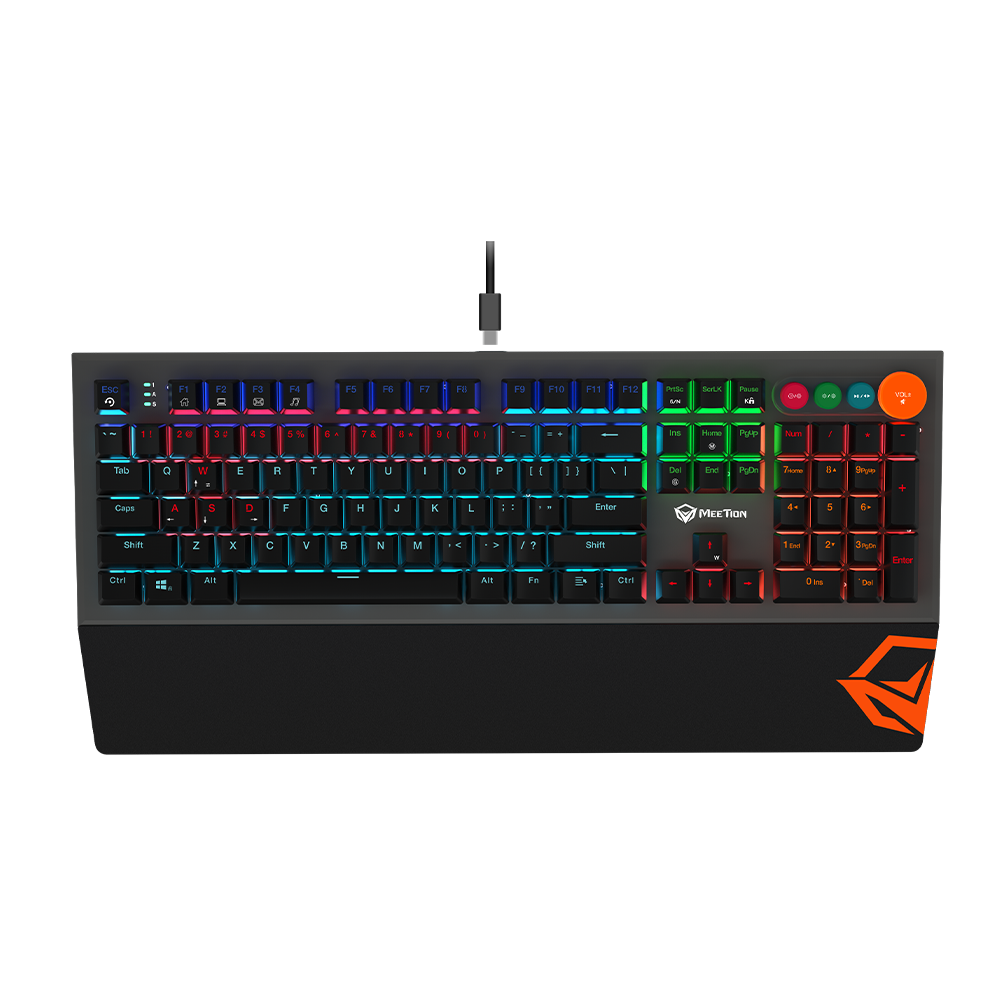 Meetion MK500 Basic Blue switch AR/EN Wired Mechanical Keyboard