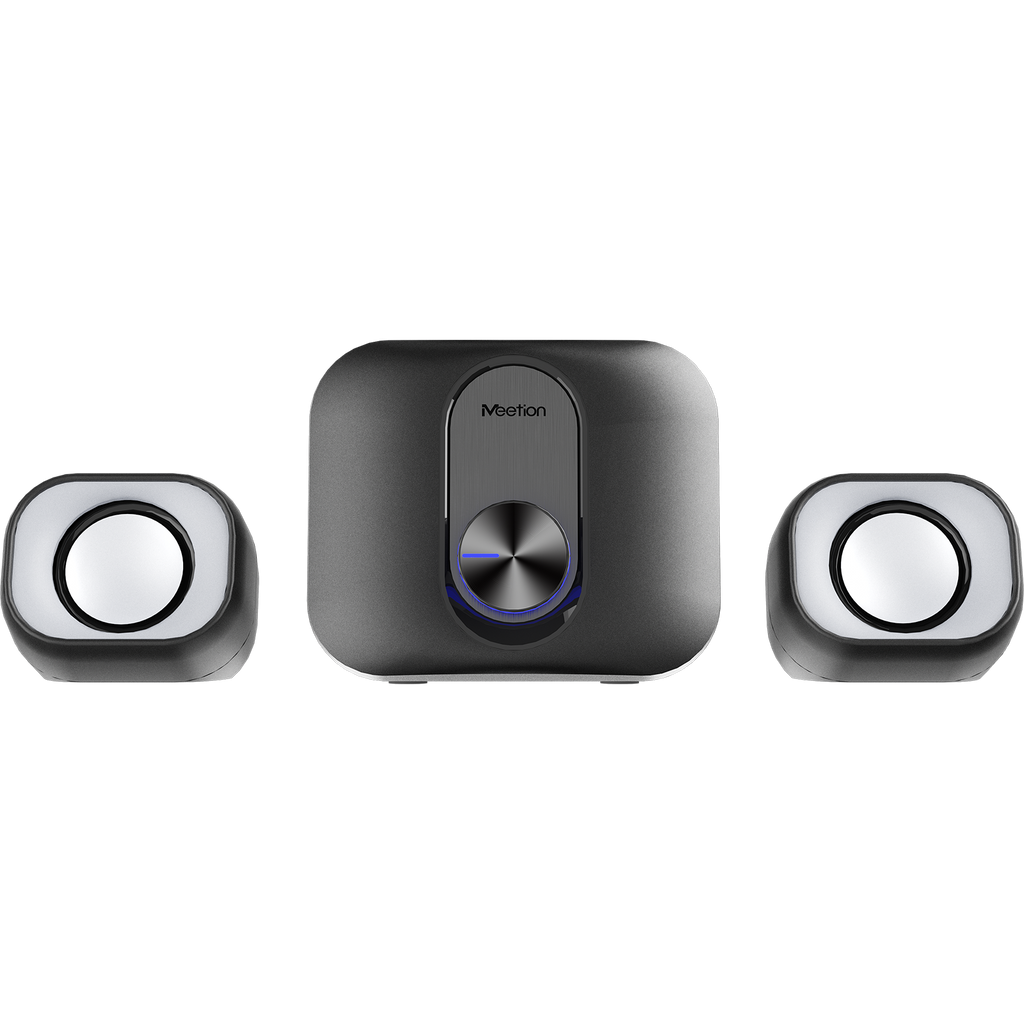 سماعة بلوتوث سطح المكتب Meetion SP2110 2.1، 5 وات، صوت عالي، جهير صادم، تجربة صوتية فائقة 2.1 قناة
