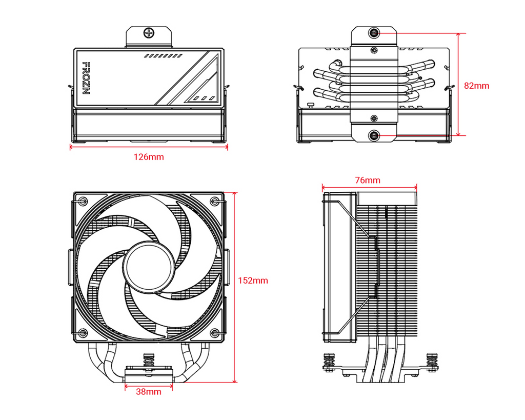 ID-COOLING FROZN A410 SE ARGB Air CPU Cooler