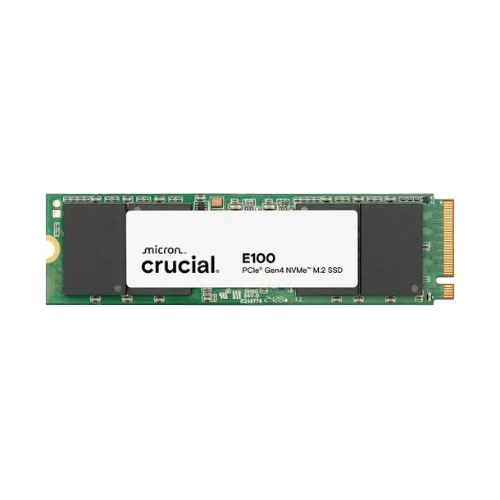 Crucial E100 1TB PCIe Gen4 Read Speeds Up To 5,000MB/s NVMe M.2
