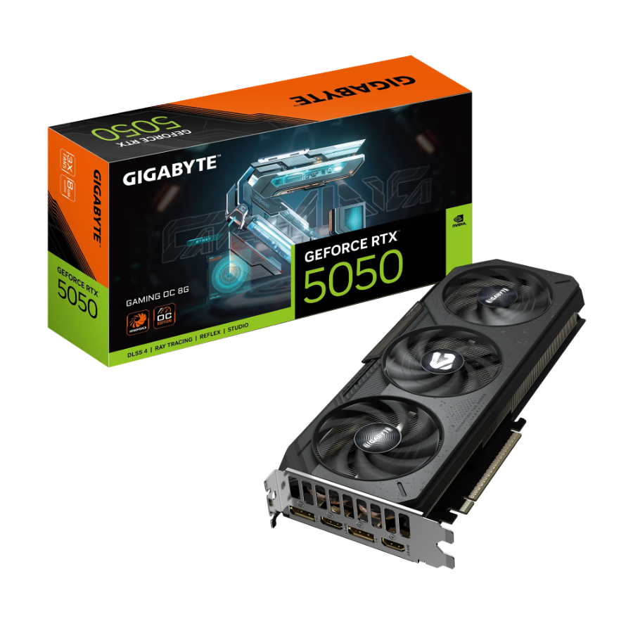 Gigabyte GeForce Rtx 5050 GAMING OC 8GB GDDR6 PCI-E 5.0 Graphics Card
