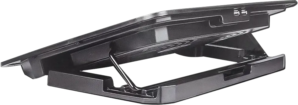 مبرد كمبيوتر محمول Gigamax GM-88 Plus بمروحتين حتى 15.6 بوصة - أسود 