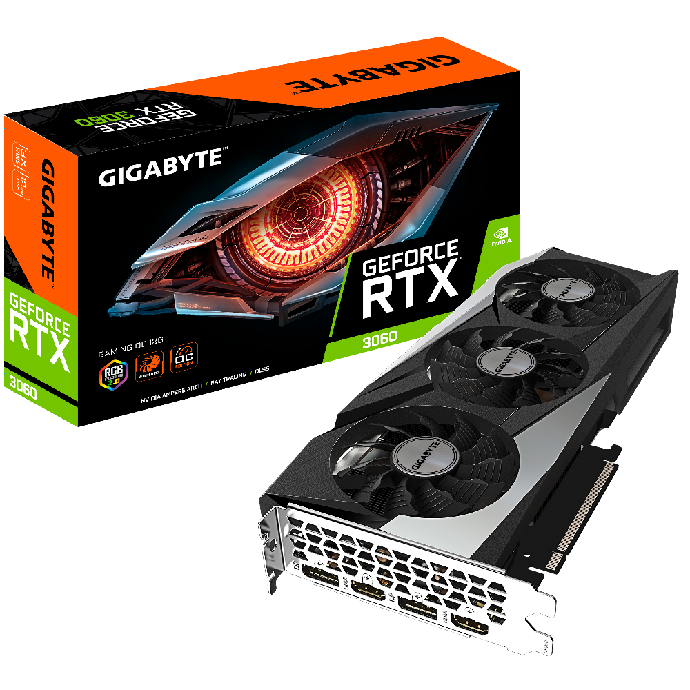 Gigabyte RTX 3060 GAMING OC 12gb 3fan