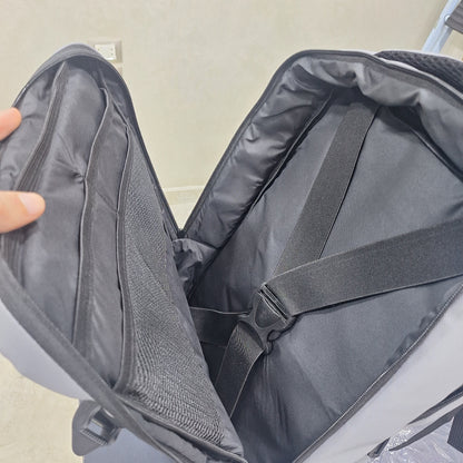 Bagbell 3010 Laptop Backpack Made by High Quality Material 2x Zipper fits up to 15.6 inch- Gray