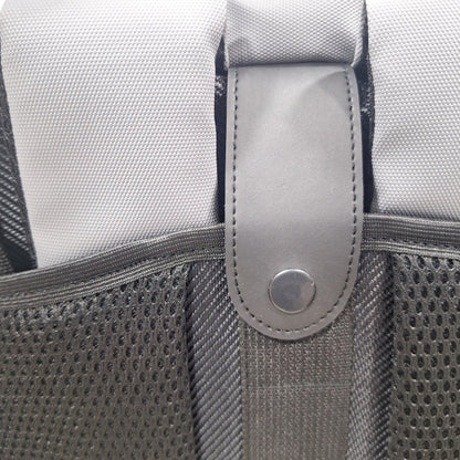 Bagbell 3010 Laptop Backpack Made by High Quality Material 2x Zipper fits up to 15.6 inch- Gray