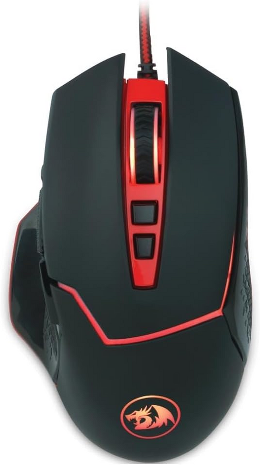 Redragon M907 INSPIRIT 14400 DPI 9 Button Programmable Gaming Mouse