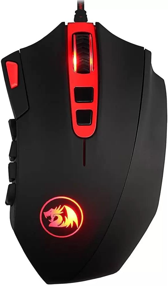 Redragon M901-2 Perdition 3 Black RGB 18 Button Programmable Gaming Mouse