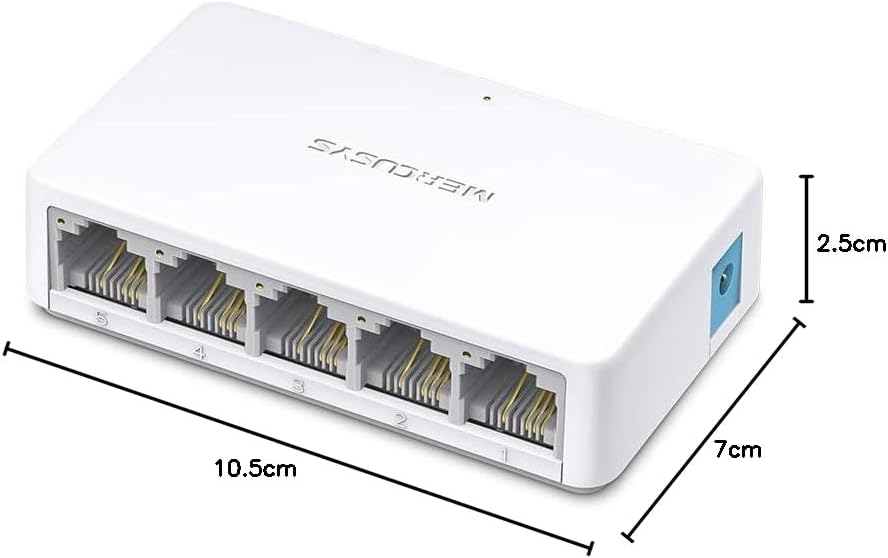 MERCUSYS MS105 5-Port 10/100Mbps Desktop Switch