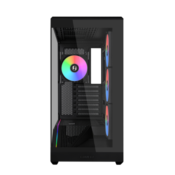 Lian Li Vector V100R BTF Black Mid-Tower Gaming Case with 4 ARGB Fans, USB Type-C + RB750 750W 80+ Bronze ATX 3.1 PSU