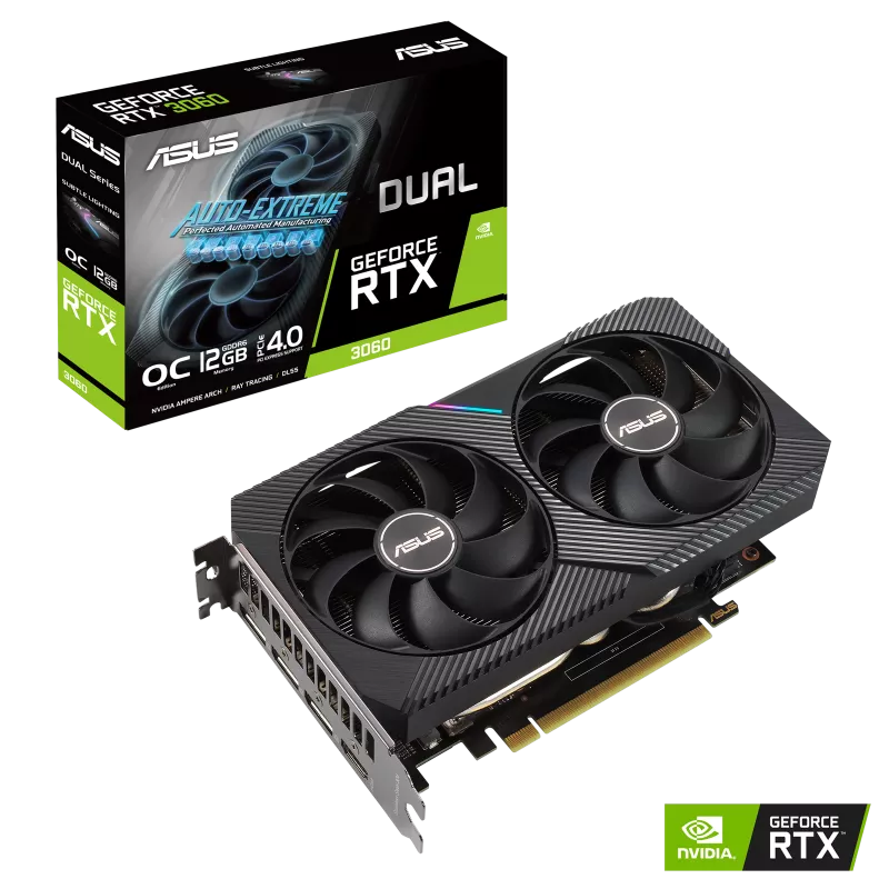 ASUS Dual GeForce RTX™ 3060 Edition 12GB GDDR6