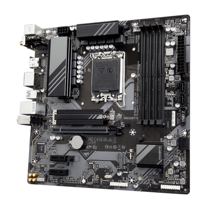GIGABYTE B760M DS3H AX DDR5 Motherboard Supports Intel Core 12th-13th-14th Gen CPUs With 2xPCIe 4.0 M.2 Slots and DDR5 Memory