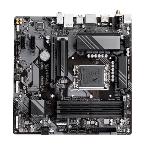 GIGABYTE B760M DS3H AX DDR5 Motherboard Supports Intel Core 12th-13th-14th Gen CPUs With 2xPCIe 4.0 M.2 Slots and DDR5 Memory