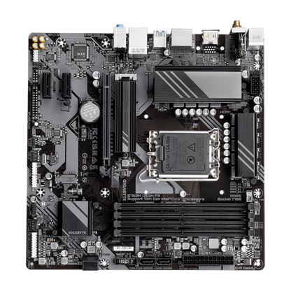 GIGABYTE B760M DS3H AX DDR5 Motherboard Supports Intel Core 12th-13th-14th Gen CPUs With 2xPCIe 4.0 M.2 Slots and DDR5 Memory