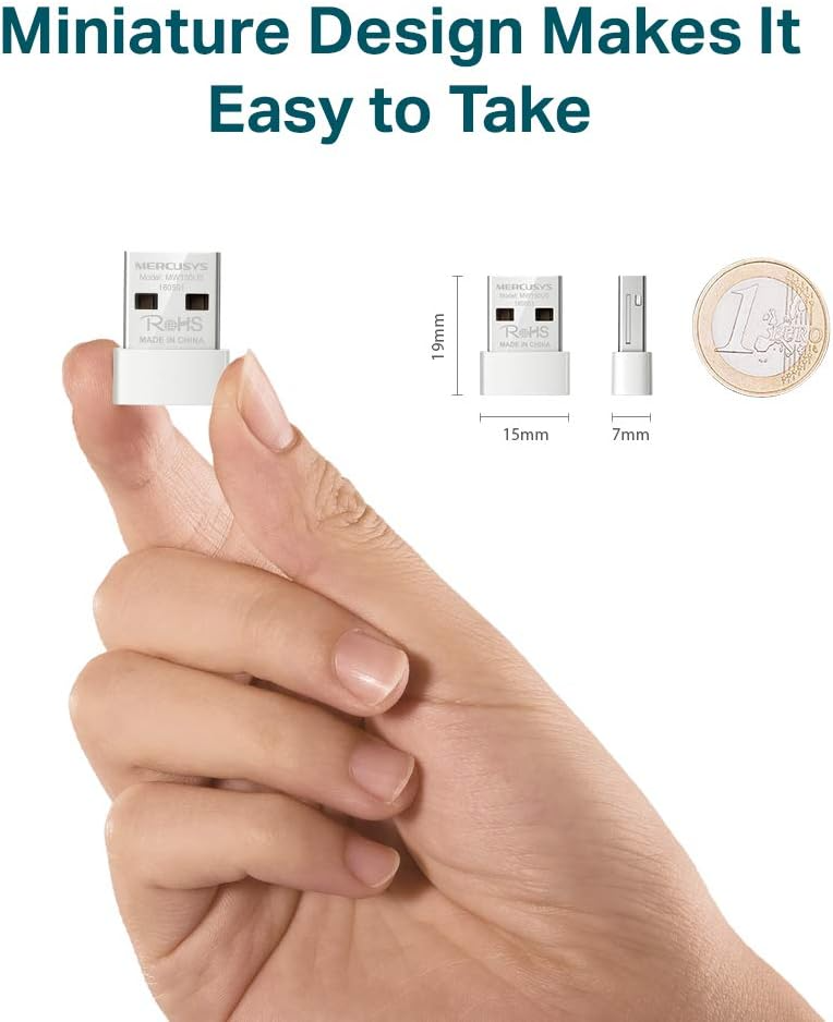 Mercusys mw150us n150 wireless nano usb adapter