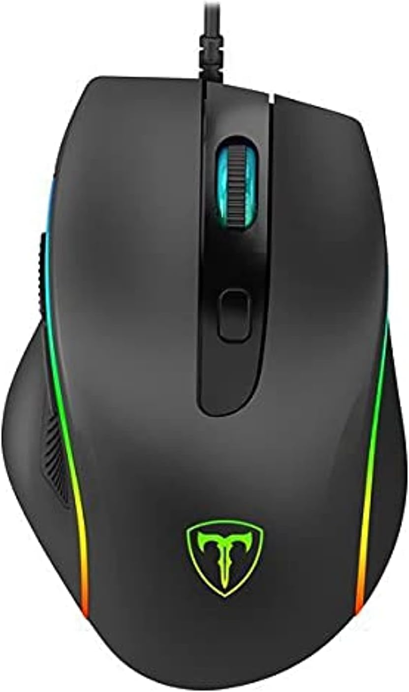 T-DAGGER TGM208 COLONEL RGB Gaming Mouse - 6,400 DPI Optical Sensor - 6 Programmable Buttons
