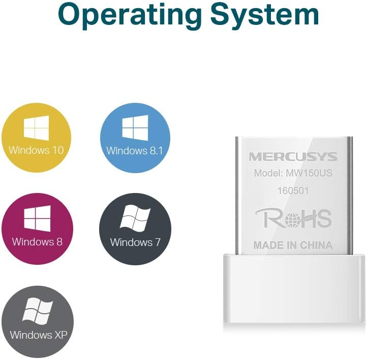 Mercusys mw150us n150 wireless nano usb adapter