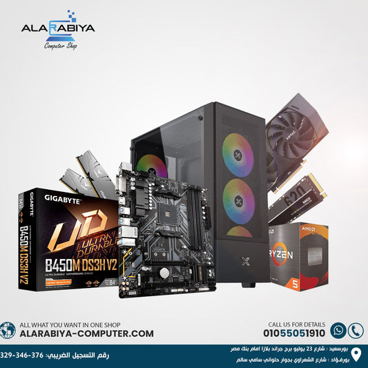 ryzen 5 5500 + rtx 3060 12gb PC BUILD