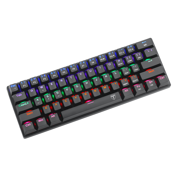 T-DAGGER ARENA TGK321 60% Wired Gaming Mechanical Keyboard - Blue Switch
