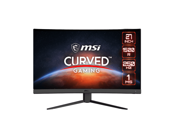 MSI G27C4X 27 Inch 250Hz / 1ms, FHD Curved Gaming Monitor - 1500R VA Panel,