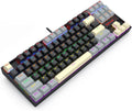 Redragon K552 LGY-R kumara Rainbow Backlight Red Switch Mechanical Gaming Keyboard-Black