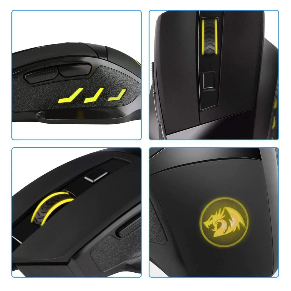 Redragon M609 PHASER 3200DPI Wired USB Gaming Mouse