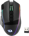 Redragon M991 RGB ENLIGHTENMENT PRO Wireless / Wired Rechargeable Gaming Mouse – 26000DPI – 9 MMO Buttons