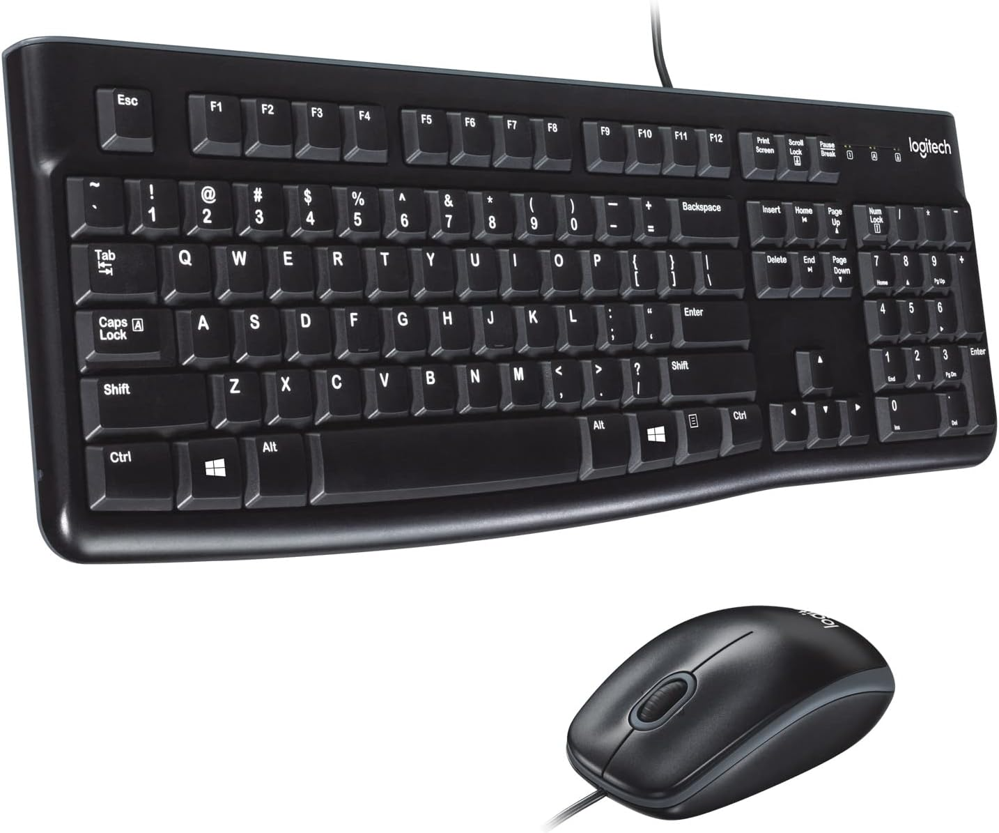 Logitech Wired MK120 – AR/EN edition Keyboard and Mouse Combo