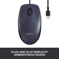 Logitech B100 Optical Wired Mouse