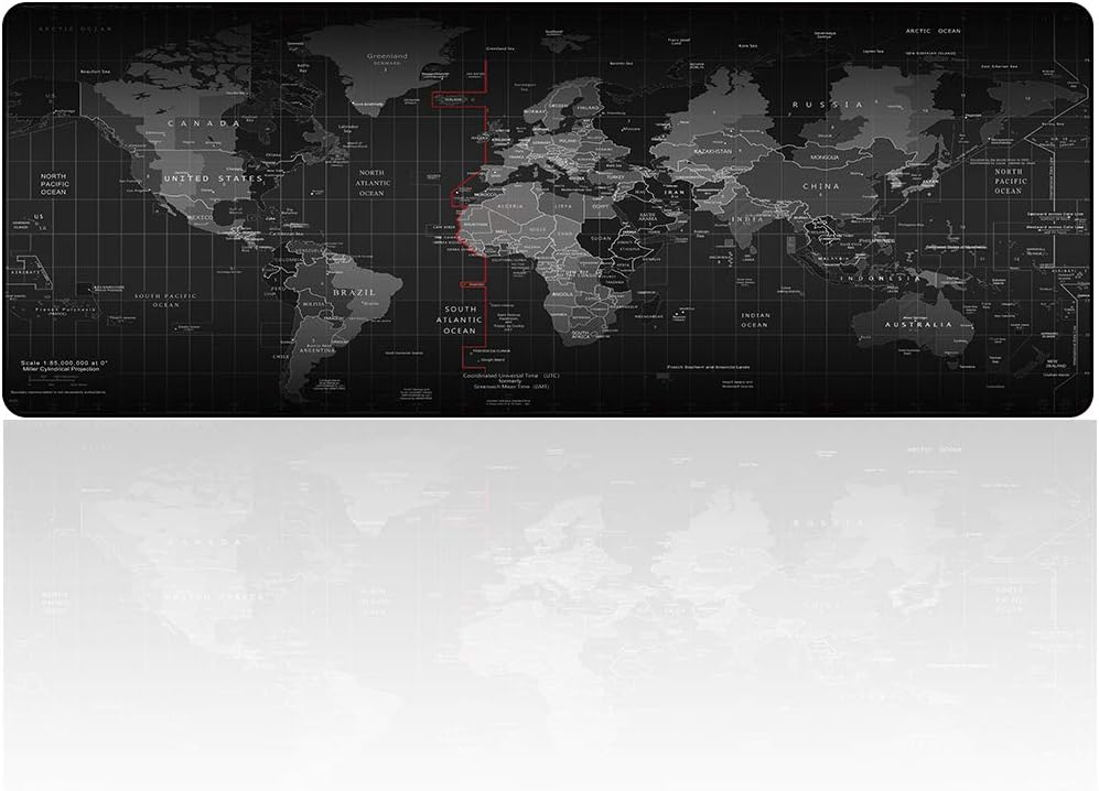 لوحة ماوس خريطة العالم 80 × 30 سم × 3 م 