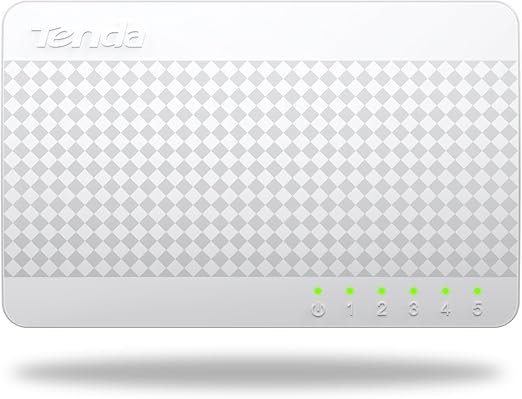 Tenda S105 - Network Switch with 5 Ports (10/100Mbps) White