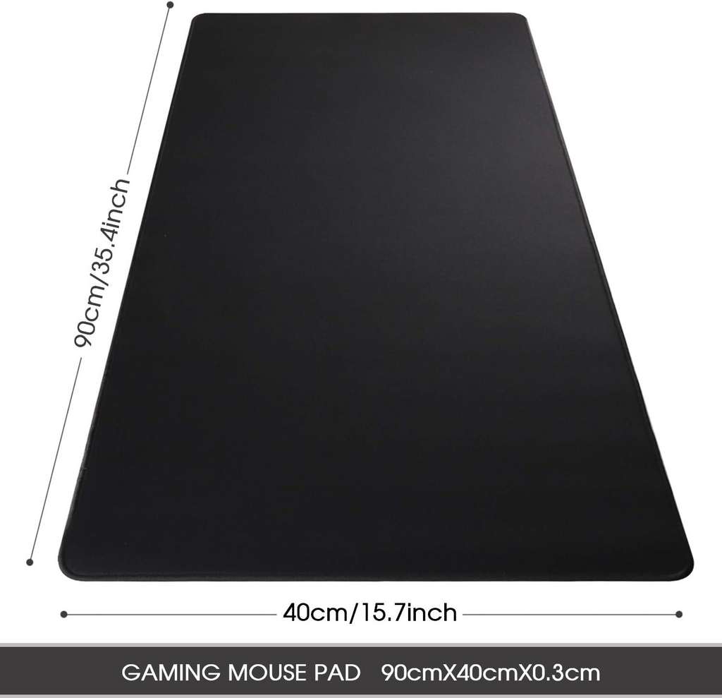 Mouse Pad XXL 90x40cm x 2m Black