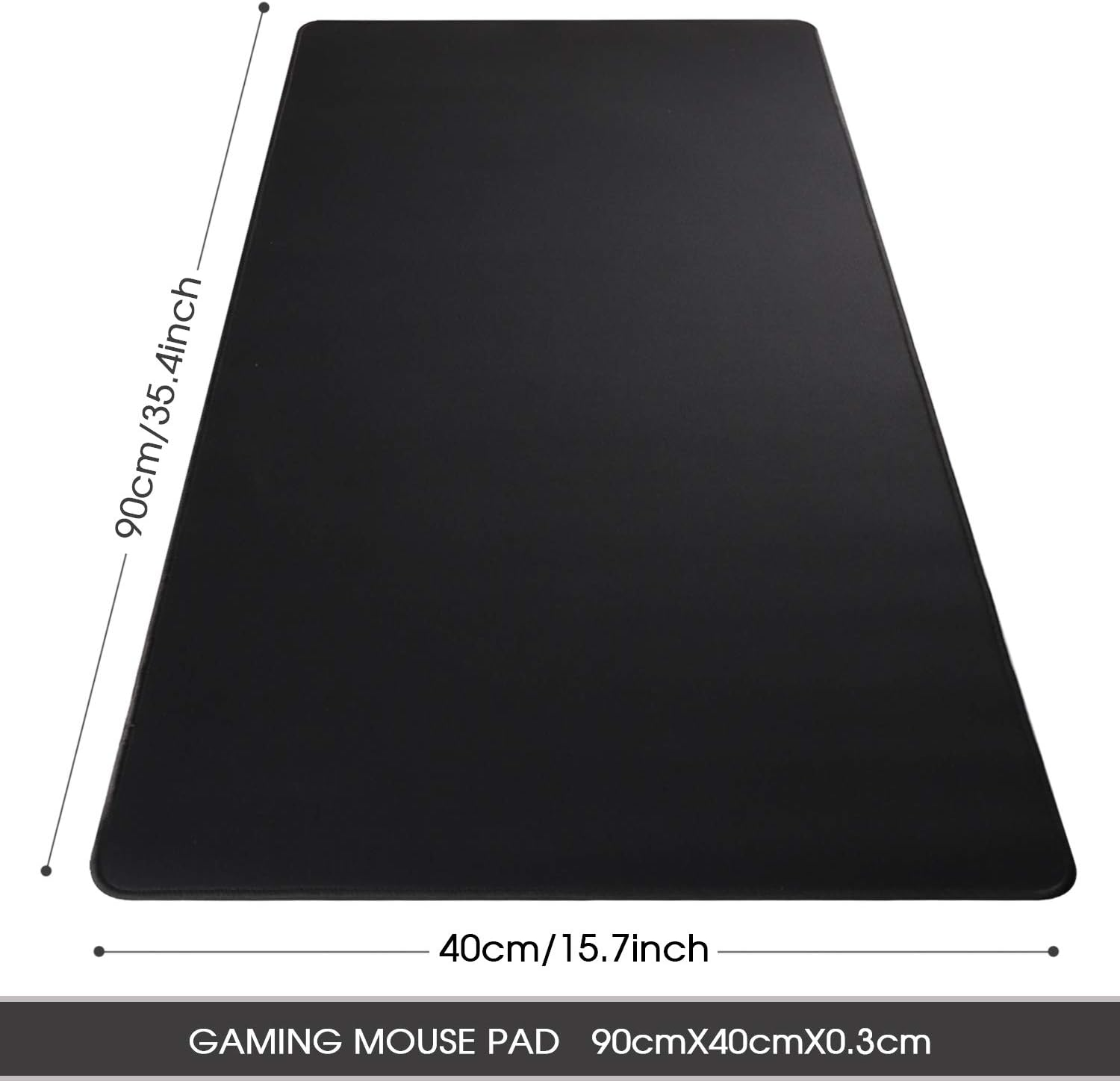 Mouse Pad XXL 90x40cm x 2m Black