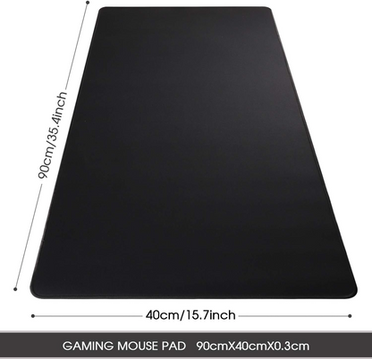 Mouse Pad XXL 90x40cm x 2m Black